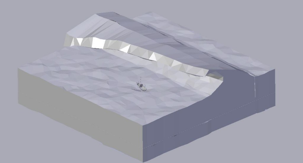 BOAT AND WAVE LOW POLY preview image 2